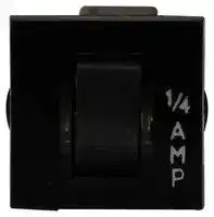 W28-XQ1A-0.25: Thermal Circuit Breaker, Fuseholder Type, W28 Series, 250 mA, 1 Pole, 32 V, 250 V, Snap In, Panel