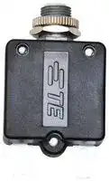 W58-XB1A4A-6: Thermal Circuit Breaker, Push-to-Reset, W58 Series, 6 A, 1 Pole, 50 V, 250 V, Panel