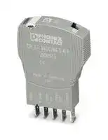 2800913: Electronic Circuit Breaker, CB E1 Series, 8 A, 1 Pole, 24 VDC, Plug In