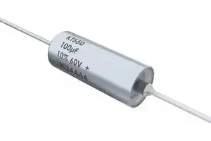 T550C307M050AH — Tantalum Polymer Capacitor, 300 µF, ± 20%, 50 V, C, 0.1 ohm, Axial Leaded
