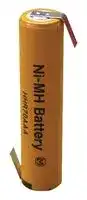 HHR-70AAA-1Z: Rechargeable Battery, Single Cell, 1.2 V, Nickel Metal Hydride, 730 mAh, AAA, Tagged, 1