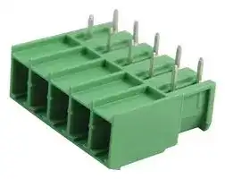 1804823: Terminal Block, Horizontal, Header, 7.62 mm, 5 Ways, 20 A, 630 V, Through Hole Right Angle