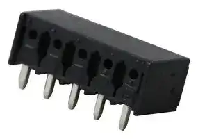 1722011: Terminal Block, Horizontal, Header, 3.81 mm, 5 Ways, 8 A, 160 V, Through Hole Vertical