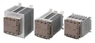 G3PE-515B-3N DC12-24: Solid State Relay, 3PST, 15 A, 30 VDC, DIN Rail, Quick Connect, Zero Crossing