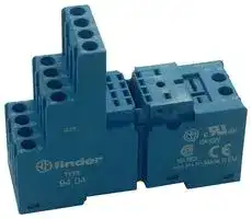 94.04: Relay Socket, DIN Rail, Panel, Screw, 14 Pins, 10 A, 250 V, 94 Series