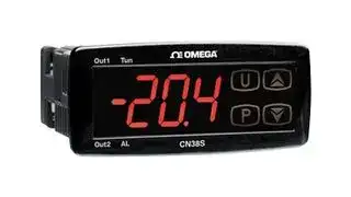 CN38S-RTD-R1-R2: Controller, Temperature, Sensitive Touch Keypad, RTD, 0 to 50 °C, CN38S Series
