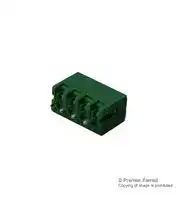 20.155MV/4-E: Terminal Block, Vertical, Header, 3.5 mm, 4 Ways, 10 A, 250 V, Through Hole Vertical