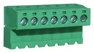 CTBP96HJ/7: Wire-To-Board Terminal Block, Inverted, 5.08 mm, 7 Ways, 28 AWG, 14 AWG, 1.5 mm², Screw