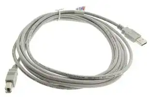 30-3007-10: USB CABLE, 2.0 TYPE A-B PLUG, 3.048M
