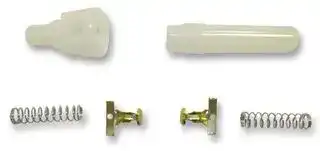 MC11WF032: Fuseholder, In-Line, 12V, 10A, 6.35 x 30mm, Crimp, White