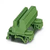 1859315: DIN Rail Mount Terminal Block, Plug-in Block, 16 Ways, 24 AWG, 12 AWG, 2.5 mm², Screw, 12 A