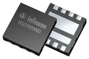 BSZ0909NDXTMA1: Dual MOSFET, N Channel, 30 V, 30 V, 20 A, 20 A, 0.018 ohm