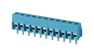 TB0011-350-11BE: Wire-To-Board Terminal Block, Blue, 3.5 mm, 11 Ways, 24 AWG, 18 AWG, 1 mm², Screw