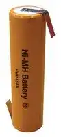 HHR-450A-1Z: Rechargeable Battery, Single Cell, 1.2 V, Nickel Metal Hydride, 4.5 Ah, A, Tagged, 1