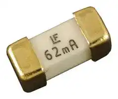 0451.062MRL: Fuse, Surface Mount, 62 mA, Very Fast Acting, 125 VAC, 125 VDC, 2410 [6125 Metric]