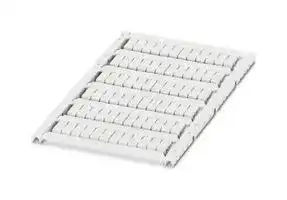 0829482: Terminal Block Marker, White, Marker Strip, Weidmuller, Conta-Clip & Klemsan Terminal Blocks