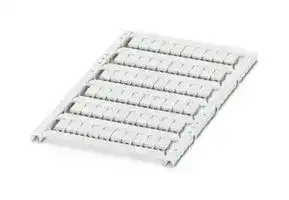 0829252: Terminal Block Marker, White, Marker Strip, Wieland and Legrand Terminal Blocks, Blank (Legend)