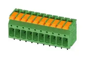 1190297: Wire-To-Board Terminal Block, 5 mm, 2 Ways, 24 AWG, 12 AWG, 2.5 mm², Push In