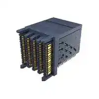 10124558-101LF: Connector, R/A, 6Pair x 8Col, ExaMAX 10124558 Series, 160 Contacts, 2 mm, Header, Press Fit
