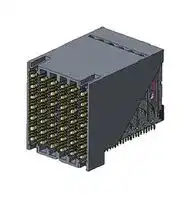 10137002-101LF: Connector, R/A, 4Pair x 8Col, ExaMAX 10137002 Series, 112 Contacts, 2 mm, Receptacle, Press Fit