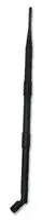 ANT-2WHIP9-SMA: Whip Antenna, Hinged, 2400-2500 Mhz, +9dBi, Omni-Directional, 90deg SMA Connector
