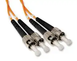 SPC23060: Fiber Optic Cable, 15 m, 2mm, Multimode, 2 Fibers, ST  to ST