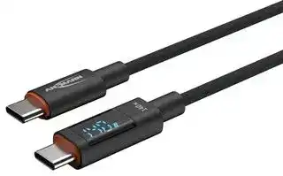 1700-0171: USB Cable, Type C Plug to Type C Plug, 2 m, 6.6 ft, USB 2.0, Grey, E-Marked Cable