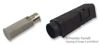 03450101H: Fuseholder, PCB Mount, Shock Safe, 250V, 16A, 1/4 x 1 1/4", Solder, Screwdriver Slot