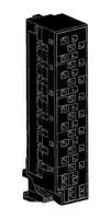 CJ-WM01-18P-5: Replacement Screwless Terminal Block, 18-Point, CJ Series Digital I/O Units
