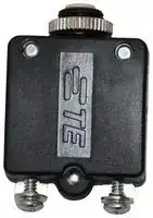W58-XC4C12A-15: Thermal Circuit Breaker, Push-to-Reset, W58 Series, 15 A, 1 Pole, 50 V, 250 V, Panel
