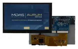MVT-H043000C: TFT LCD, 5 to 12 V, 4.3 ", 800 x 480 Pixels, Landscape, RGB, 3.3V