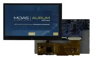MVT-E043000C: TFT LCD, 5 to 12 V, 4.3 ", 800 x 480 Pixels, Landscape, RGB, 3.3V