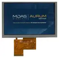 MVT-R050000: TFT LCD, 3.3 V, 5 ", 800 x 480 Pixels, Landscape, RGB, 0.99V