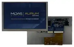 MVT-H050000: TFT LCD, 5 to 12 V, 5 ", 800 x 480 Pixels, Landscape, RGB, 3.3V