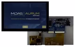 MVT-H050000C: TFT LCD, 5 to 12 V, 5 ", 800 x 480 Pixels, Landscape, RGB, 3.3V