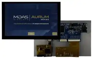 MVT-H050000C: TFT LCD, 5 to 12 V, 5 ", 800 x 480 Pixels, Landscape, RGB, 3.3V