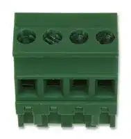 691352510004: Pluggable Terminal Block, 5.08 mm, 4 Ways, 24 AWG, 12 AWG, 3 mm², Screw