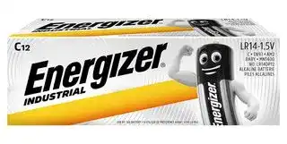 E300824400: Battery, 1.5 V, C, Alkaline, Raised Positive and Flat Negative, 12