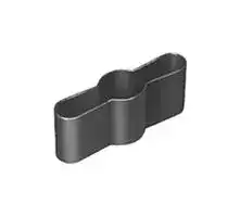 KF 5/10 TO 5: Heat Sink, Blackened, 46 K/W, TO-5, 25 mm, 10 mm, 7.9 mm