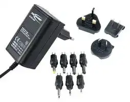 1209-0000: AC/DC Power Supply, 3 to 12V Adjustable, ITE, 1 Output, 600 mA