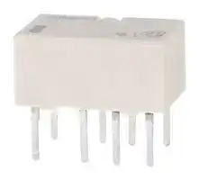 G6K-2P-DC12: Signal Relay, 12 VDC, DPDT, 1 A, G6K Series, Through Hole, Non Latching