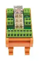 SR6ZC024: Power Relay, 5PST-NO, SPST-NC, 24 VDC, 8 A, SR6Z Series, DIN Rail, Non Latching
