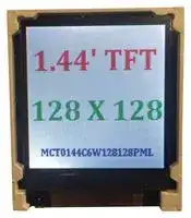 MCT0144C6W128128PML: TFT LCD, Transmissive, 1.44 ", 128 x 128 Pixels, Portrait, RGB, 3.3V