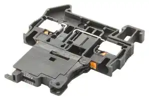 3211907: Fused Terminal Block, 2 Ways, 24 AWG, 10 AWG, 6 mm², Push In, 6.3 A