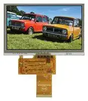 MCT043C0W480272LML: TFT LCD, Transmissive, 4.3 ", 480 x 272 Pixels, WQVGA, Landscape, RGB, 3.3V