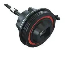 SCRUS-17-G-00.50-AMS-AM: USB Cable, Type A Plug to Type A Receptacle, 500 mm, 19.7 ", USB 2.0