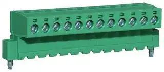CTBP96HJ/12FL — Wire-To-Board Terminal Block, Inverted, Flanged, 5.08 mm, 12 Ways, 28 AWG, 14 AWG, 1.5 mm², Screw