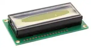 FC2004C03-RNNYBW-16*E: Alphanumeric LCD, 20 x 4, Black on Yellow / Green, 3V, English, Japanese, Reflective