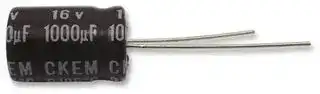 477CKE050M: Electrolytic Capacitor, General Purpose, 470 µF, 50 V, ± 20%, Radial Leaded, 2000 hours @ 105°C