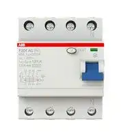 2CSF204001R1400: Circuit Breaker, RCCB, F200, 4P, 30 mA, 400 V, 40 A